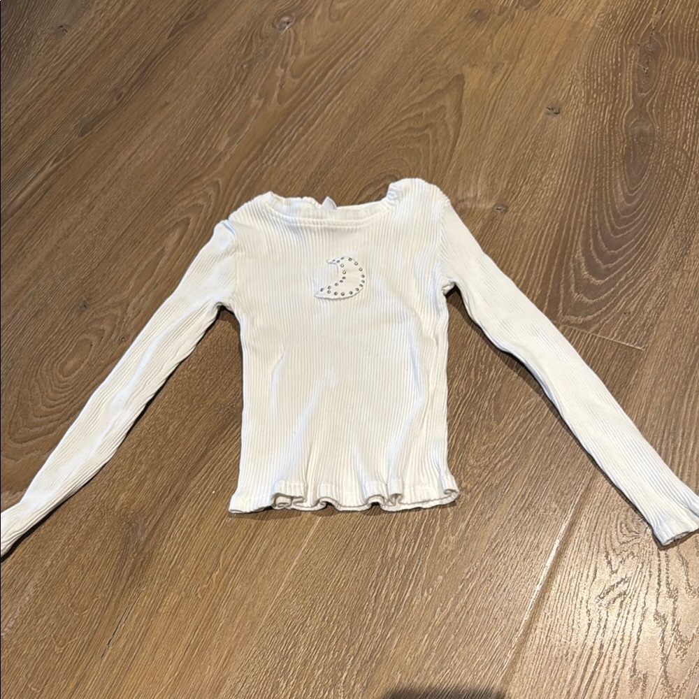 Zara Ribbed Long Sleeve Top